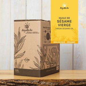 Huile de sésame vierge bio 1L